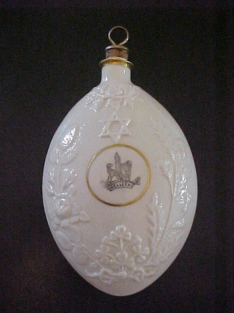 Belleek circumcision flask